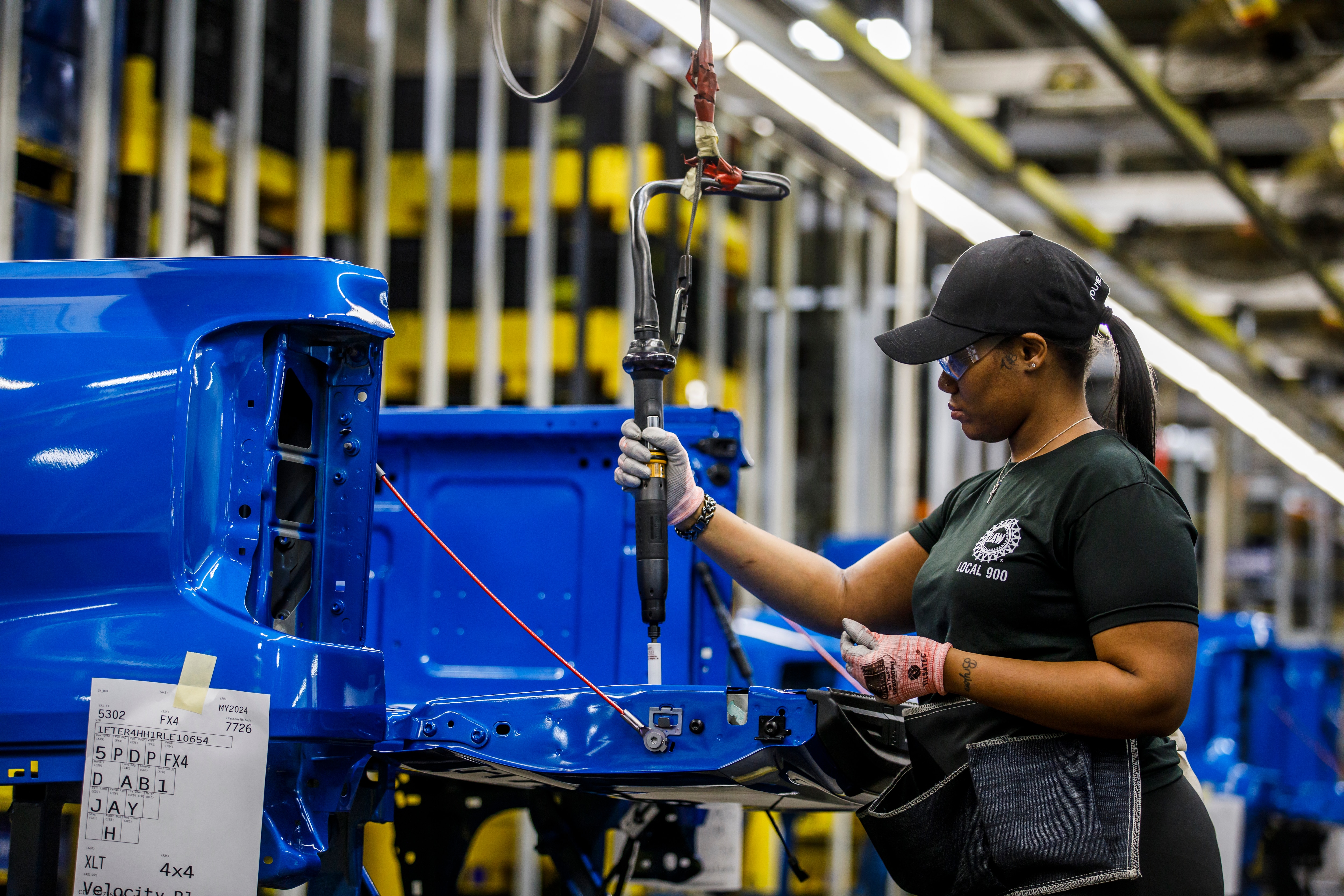 Assembling a Ranger at Ford’s Michigan Assembly Plant.
